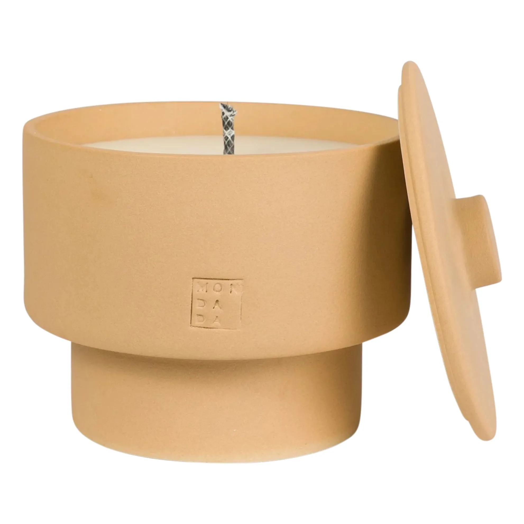 Mon Dada Terracotta Outdoor Candle With Cover, Neutral Fragrance June Ibiza Three
