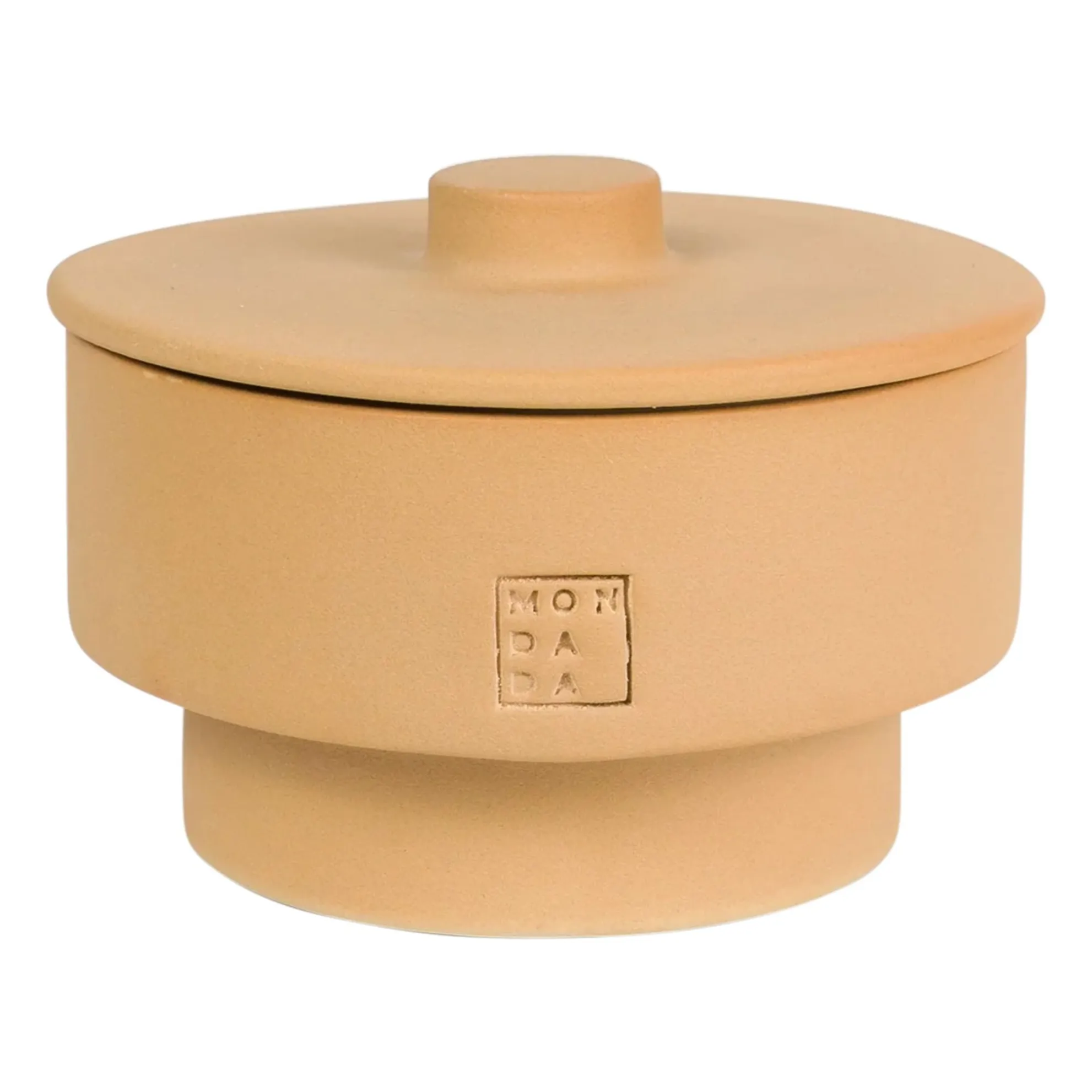 Outdoor candle with cover, neutral fragrance June Ibiza Two  | Terracotta- Product image n°1