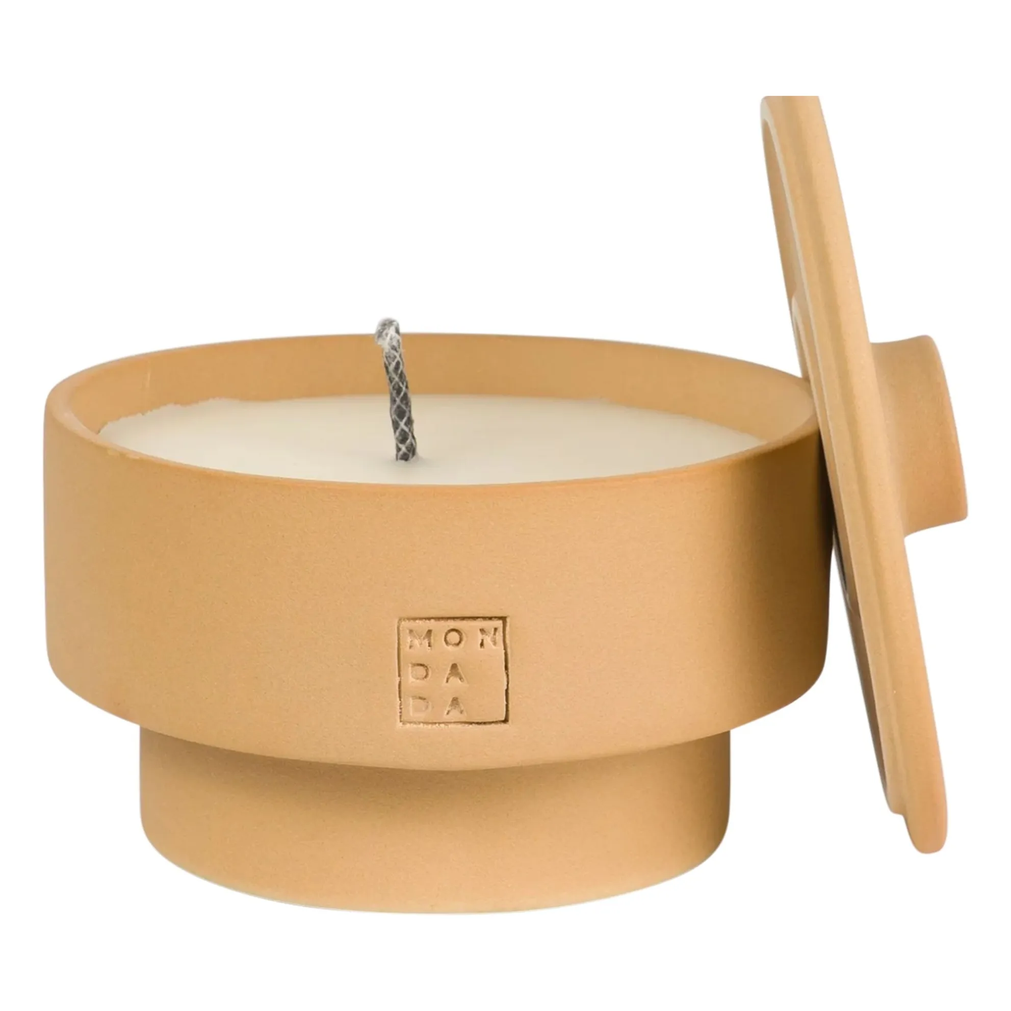 Mon Dada Terracotta Outdoor Candle With Cover, Neutral Fragrance June Ibiza Two