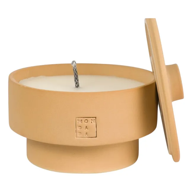 Vela de exterior June Ibiza Two con funda y fragancia neutra  | Terracotta