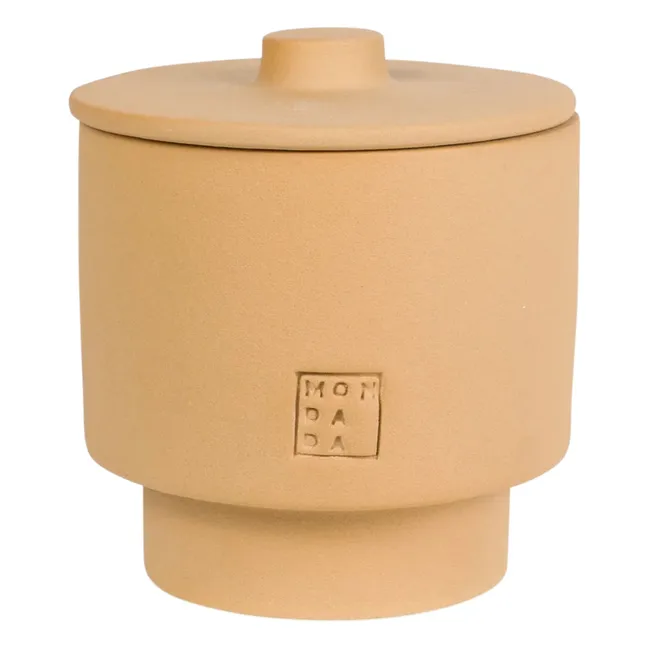 Vela de exterior con funda, fragancia neutra June Ibiza One  | Terracotta