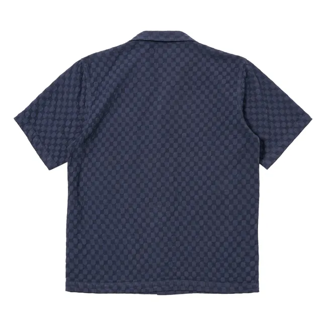 Chemise Road Shirt Dot Waffle | Bleu marine