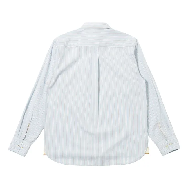 Chemise Rayée Lazy Day | Bleu Clair