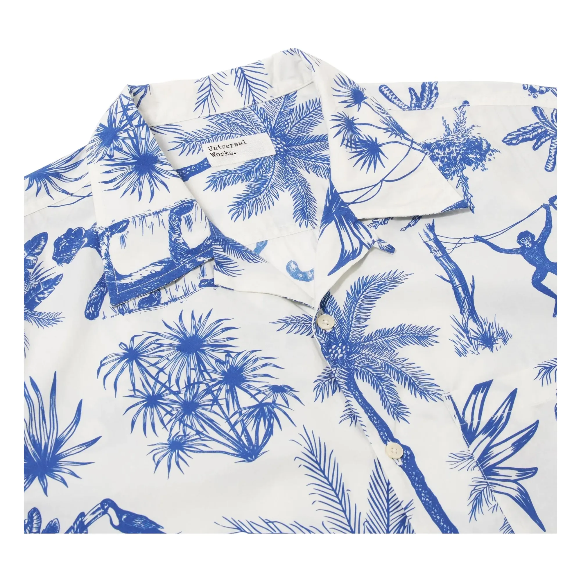 Chemise Camp Jungle Toile  | Blanc- Image produit n°3