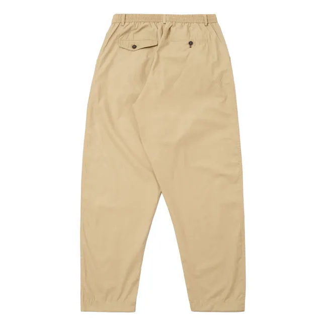 Track Poly Tech Pantalones plisados | Beige