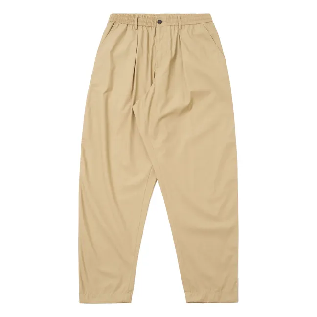 Track Poly Tech Pantalones plisados | Beige