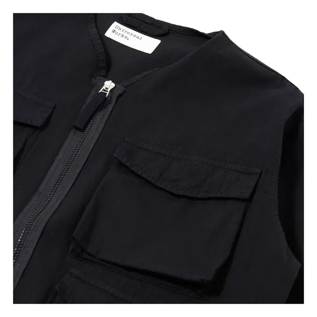 Chaqueta de algodón Glider | Negro