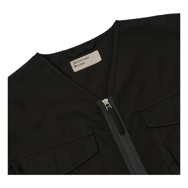 Chaqueta de algodón Glider | Negro