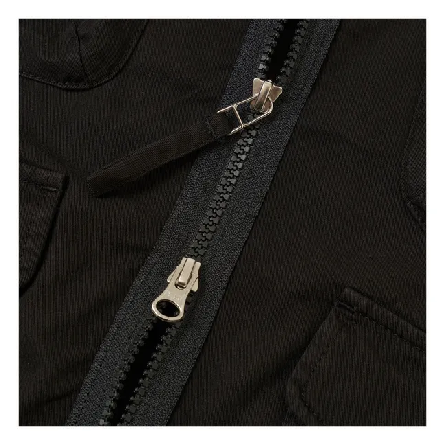 Chaqueta de algodón Glider | Negro