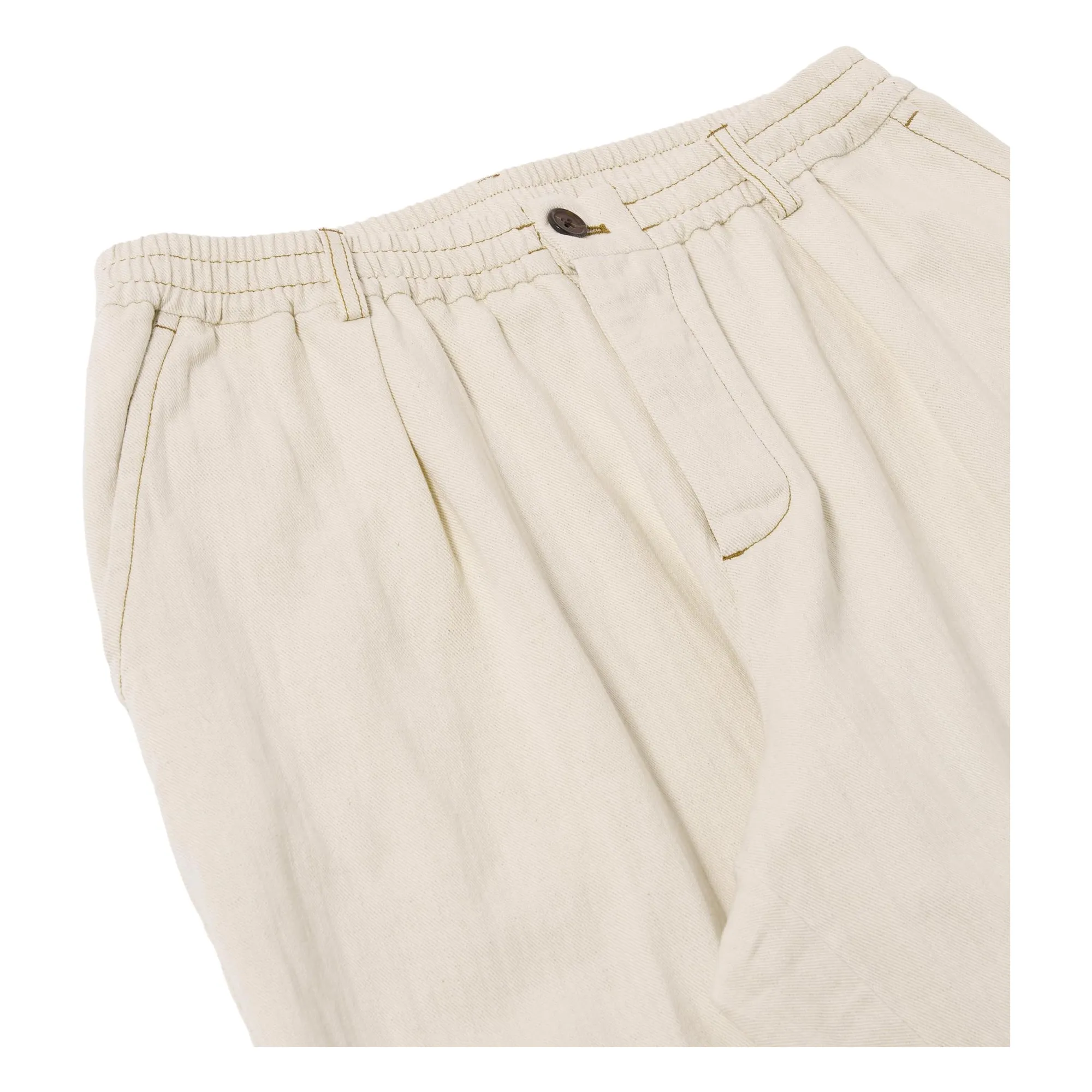 Pantalon Plissé Koko | Ecru- Image produit n°2