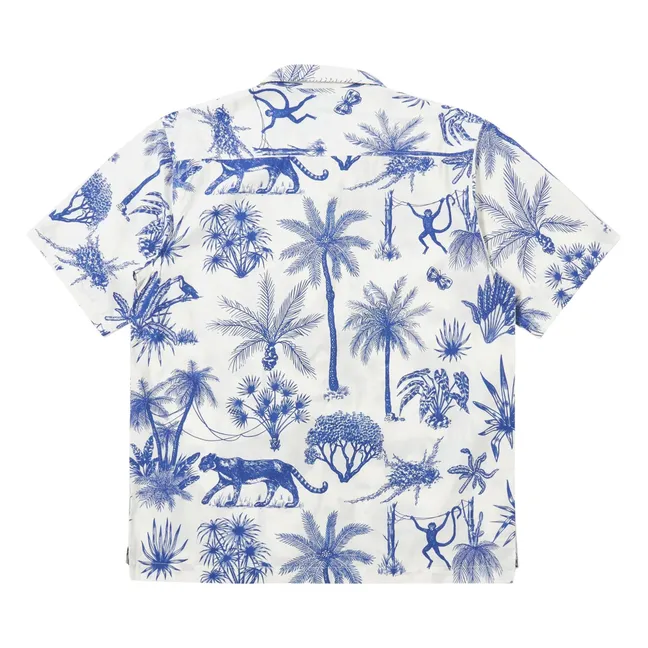 Chemise Camp Jungle Toile  | Blanc