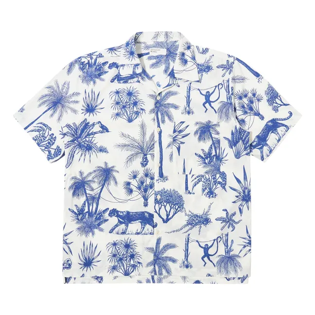 Chemise Camp Jungle Toile  | Blanc