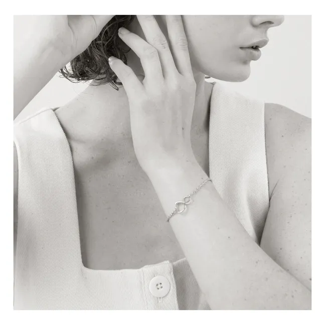 Mini Infini bracelet | Silver