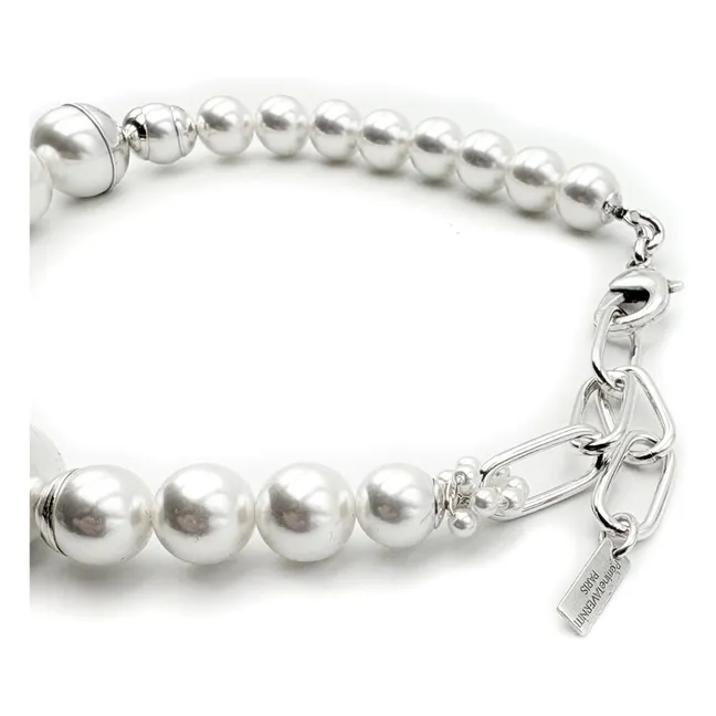 Collier Perles Montera | Argenté