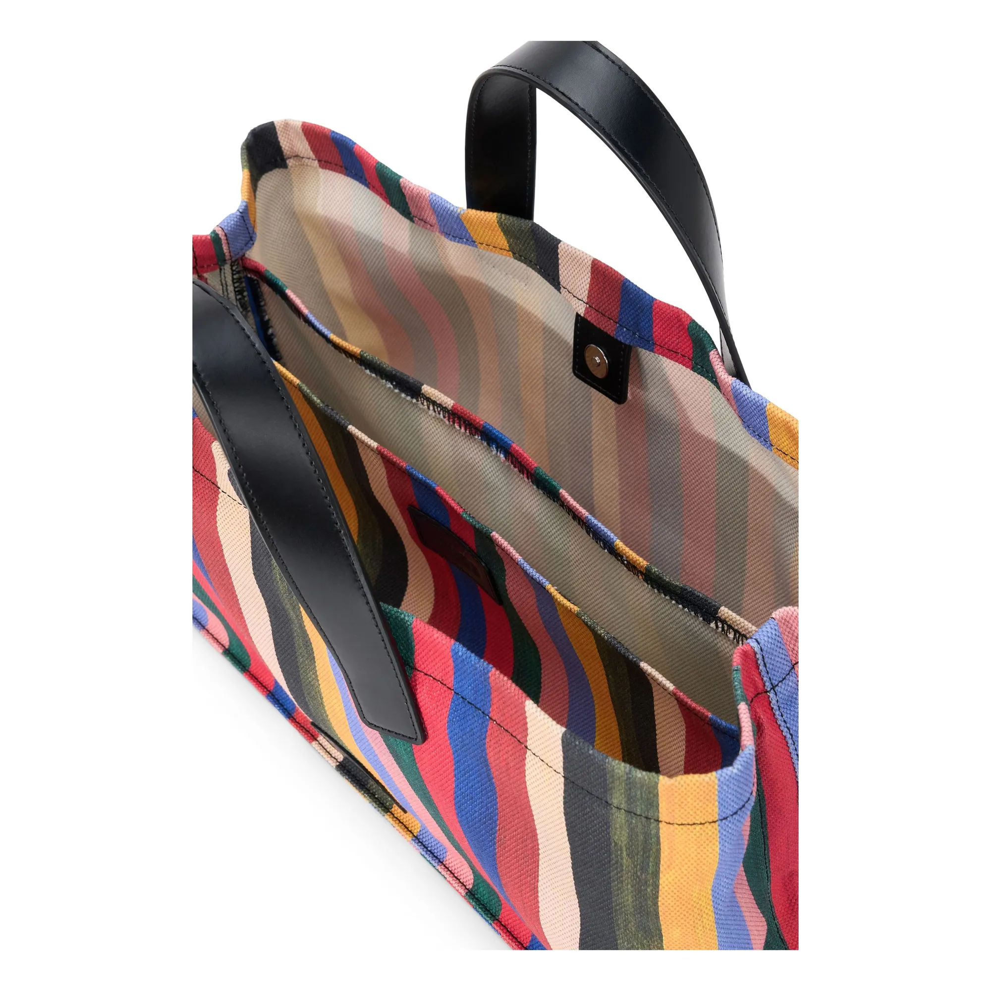 Cabas Port Cuir | Rouge- Image produit n°4