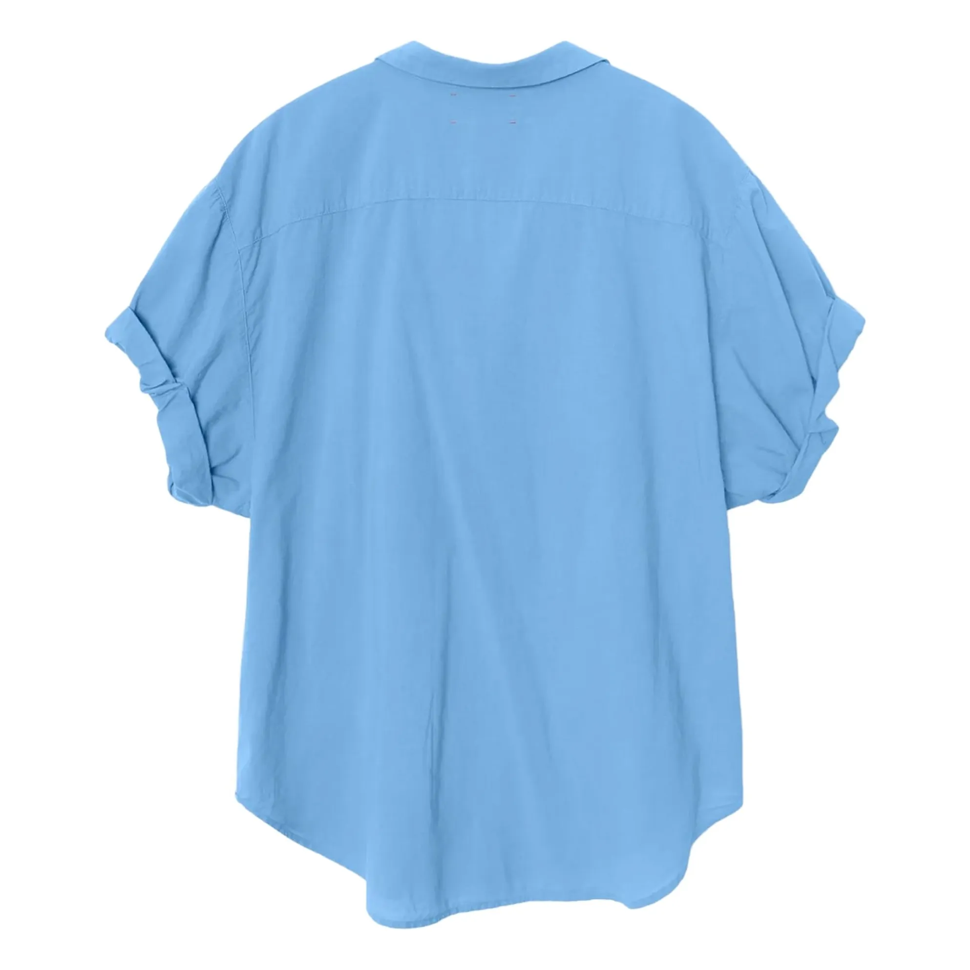 Chemise Channing Popeline de Coton | Bleu- Image produit n°3