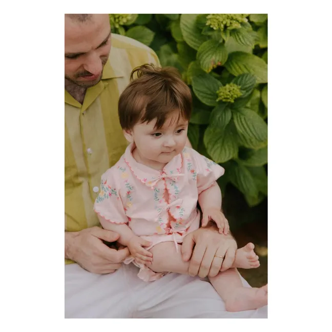Blouse Nœuds Orchid Bébé | Rose pâle