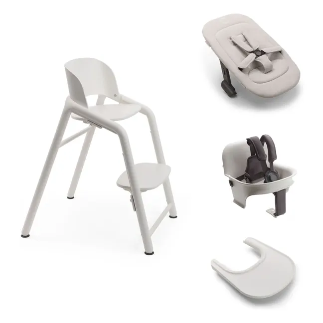 Chaise haute Bugaboo Giraffe 4 en 1 | Blanc
