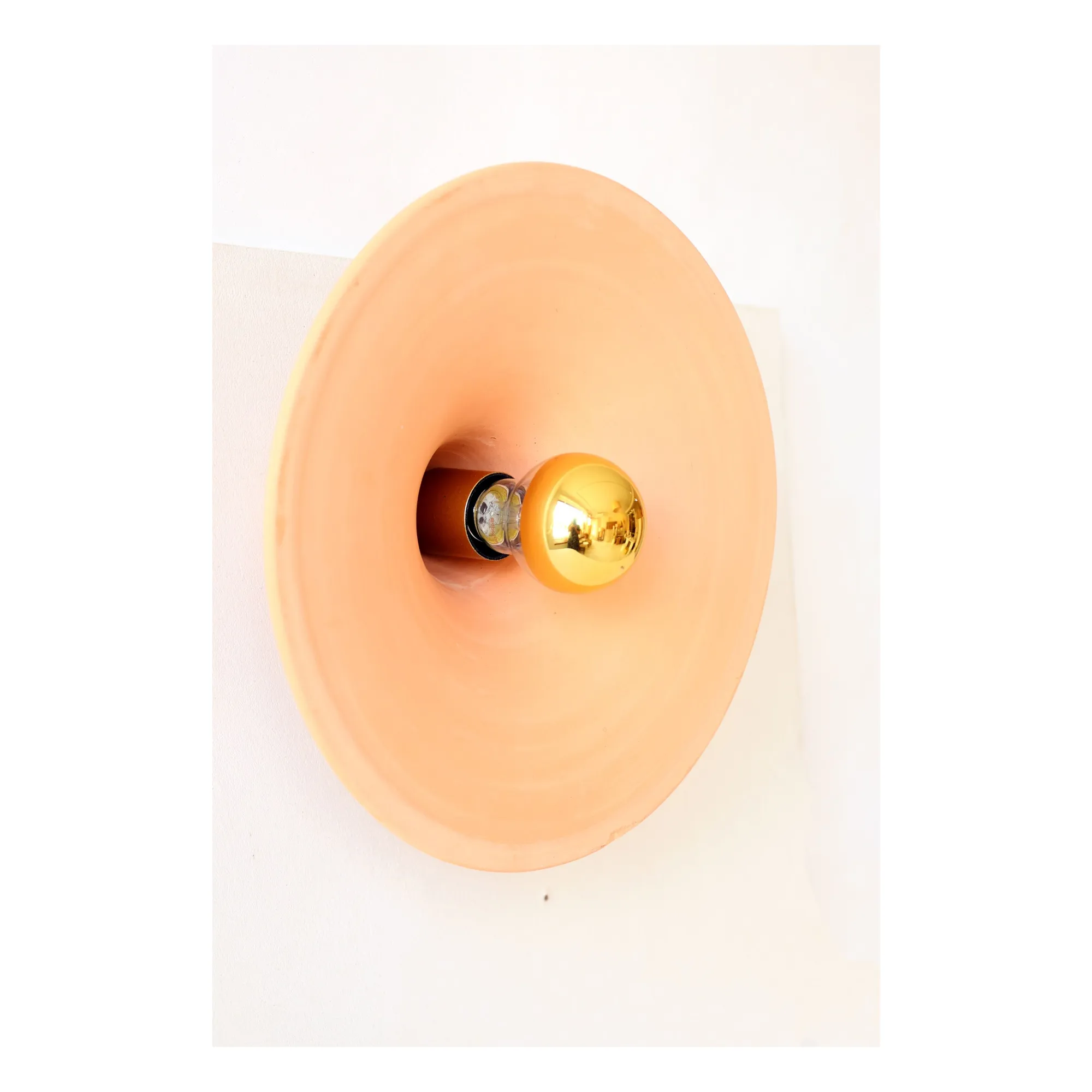 Applique céramique brute Gigaro | Terracotta- Image produit n°2