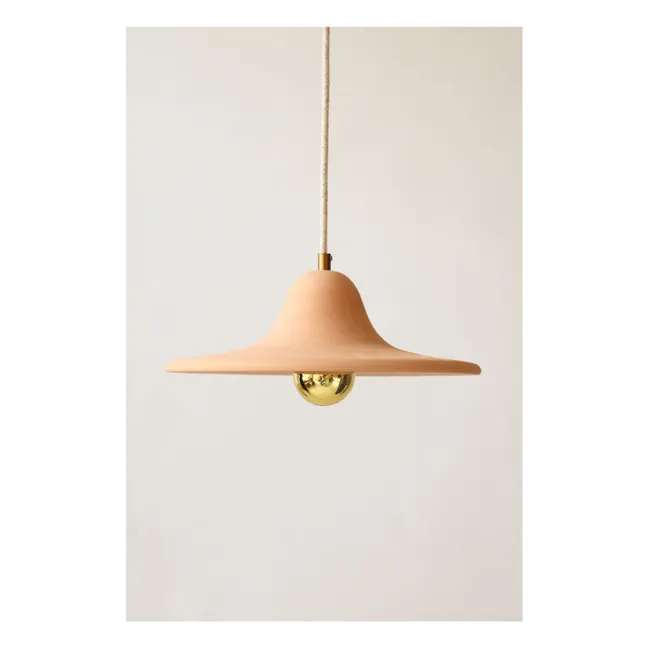 Suspension céramique brute Gigaro | Terracotta