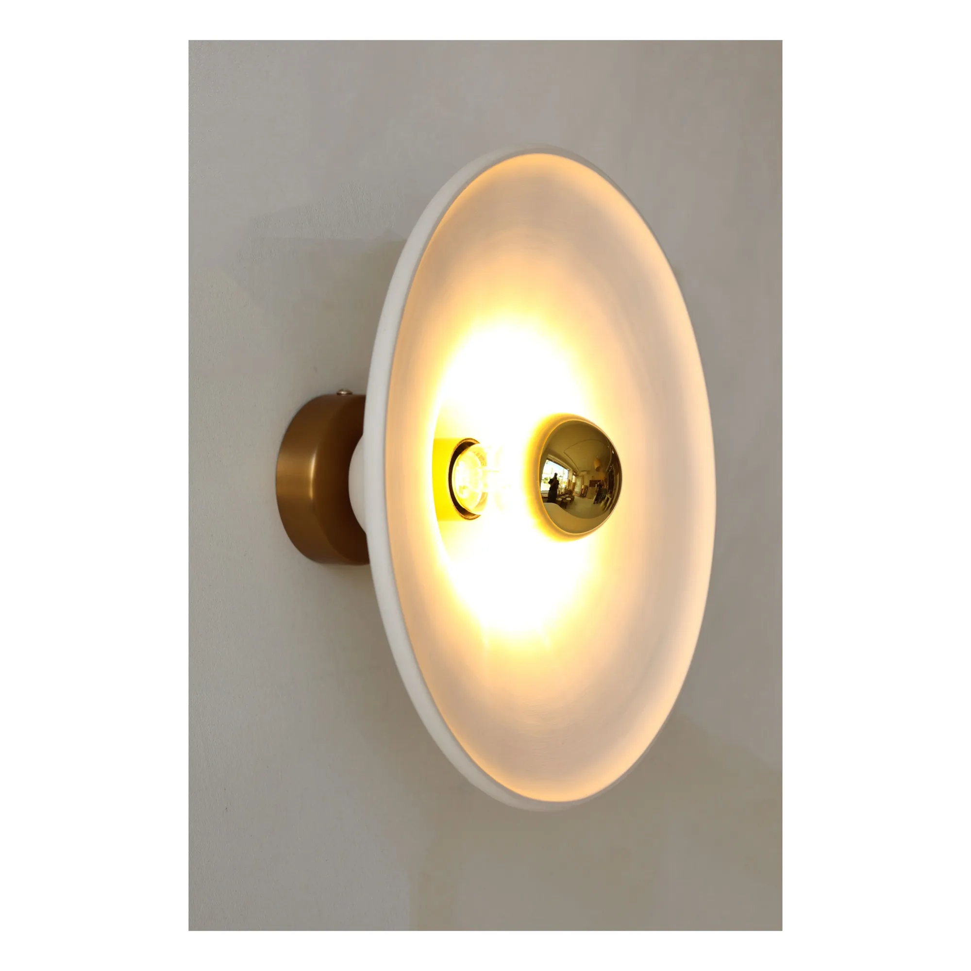 Applique céramique brute Gigaro | Blanc chaud- Image produit n°5