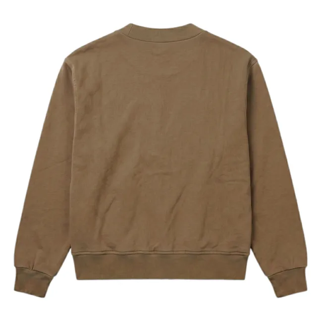 Cardigan Relax Coton Bio | Marron glacé