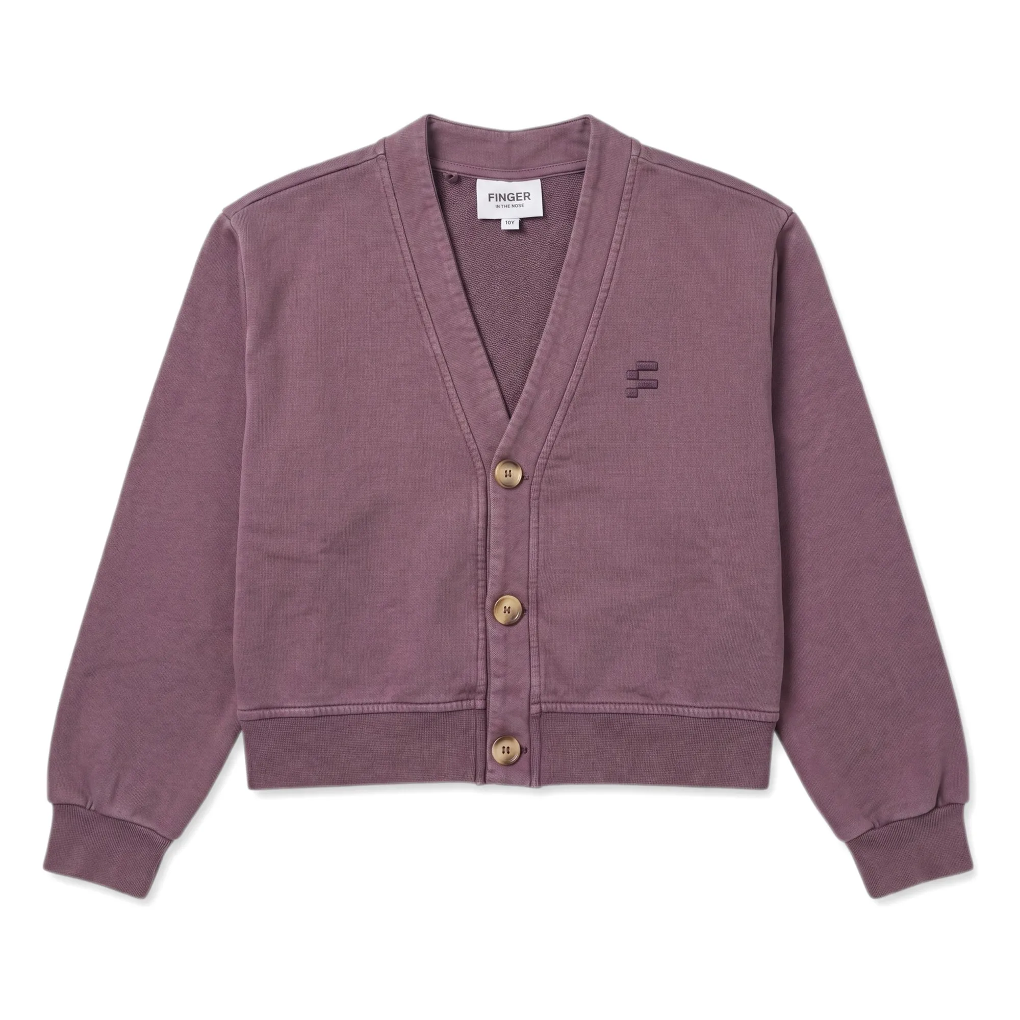 Cardigan Lars Coton Bio | Violine- Image produit n°0