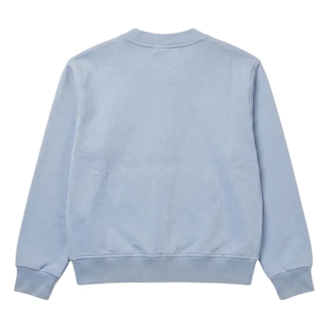 Cardigan Relax Coton Bio | Bleu Acier