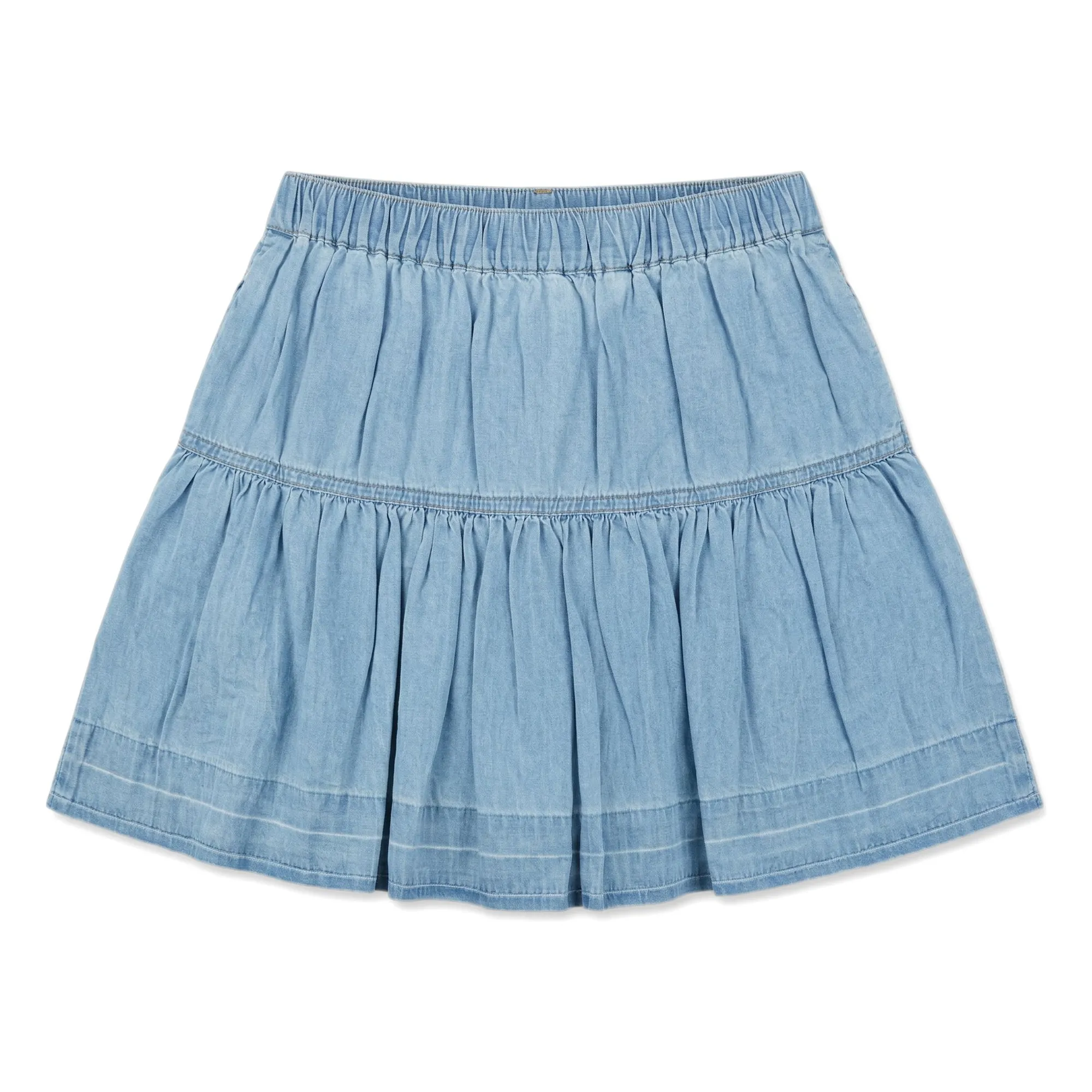 Hundred Pieces Blue Denim Kaya Skirt