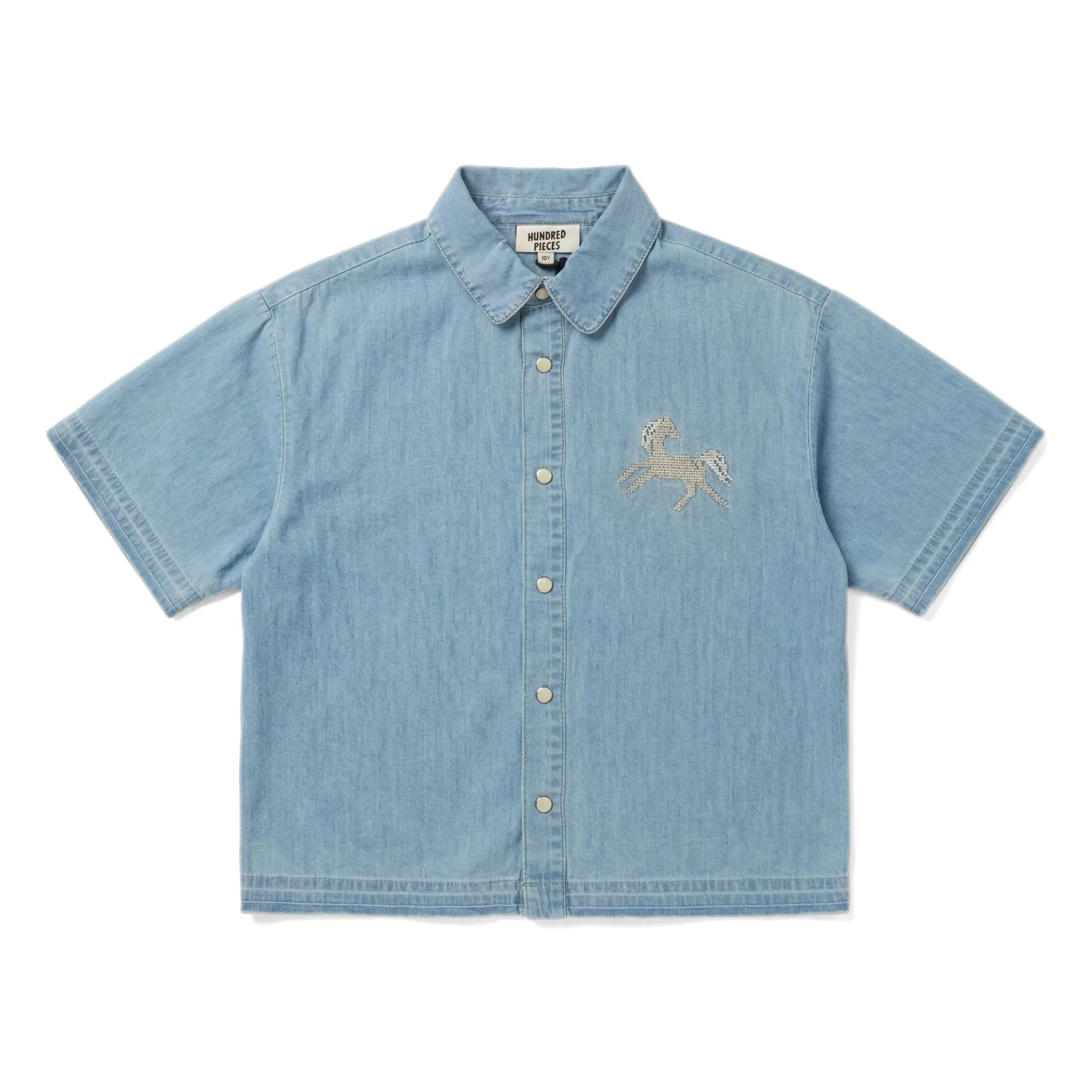 Chemise Denim Saskia | Bleu- Image produit n°0
