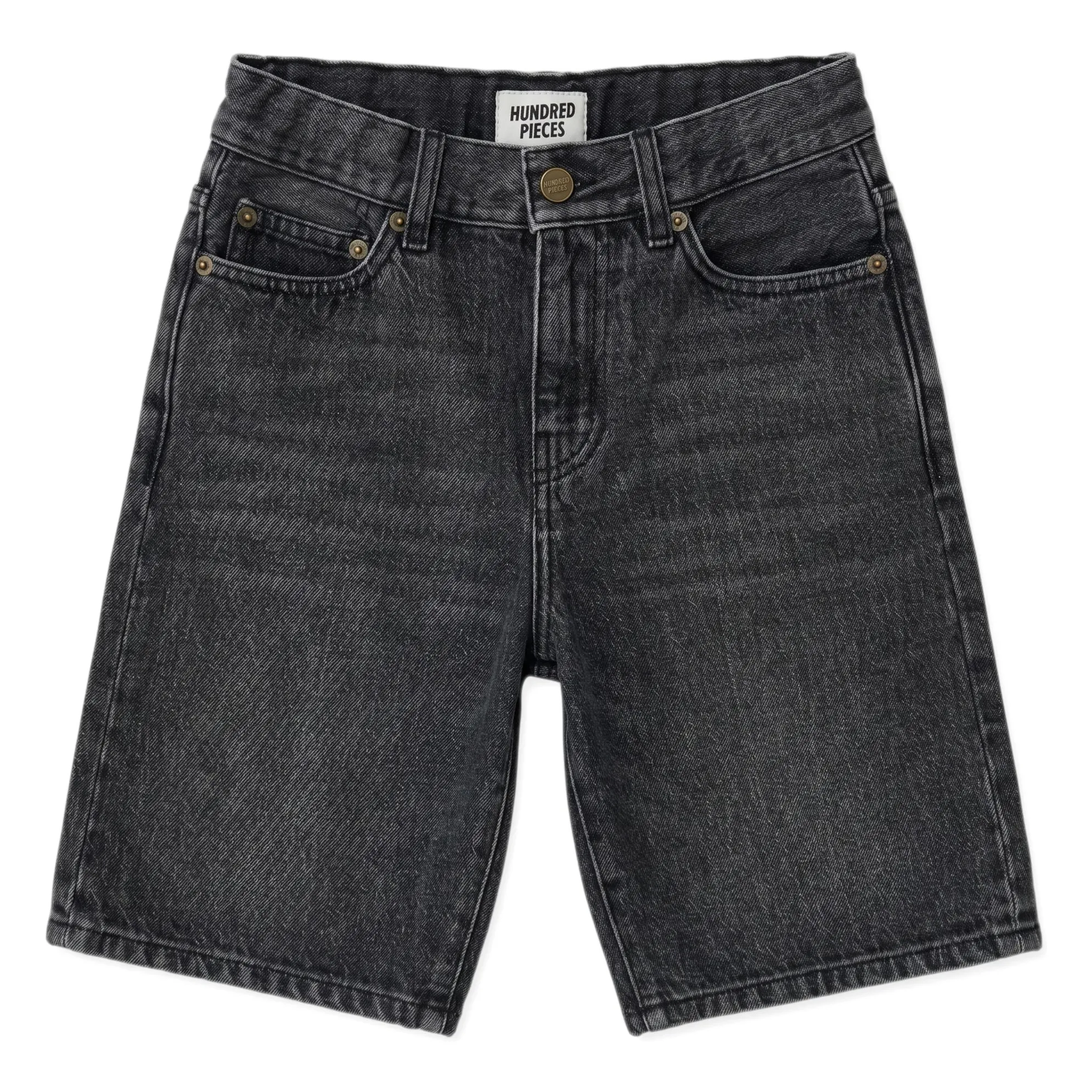 Hundred Pieces Denim Grey Denim Bermuda Shorts Conrad