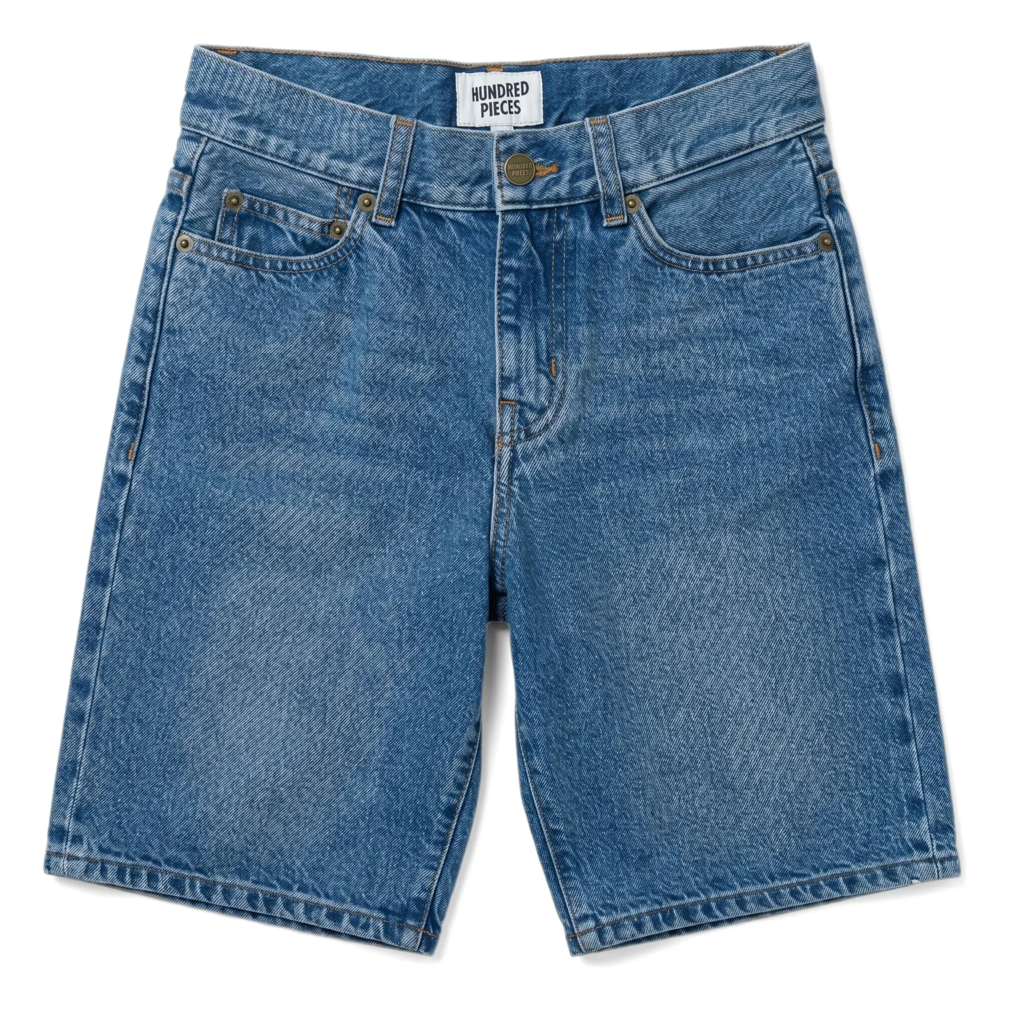 Hundred Pieces Denim Blue Denim Bermuda Shorts Conrad
