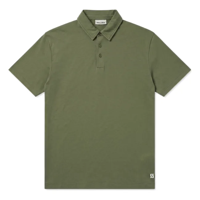 Polo de algodón Pima Fjord | Verde Kaki