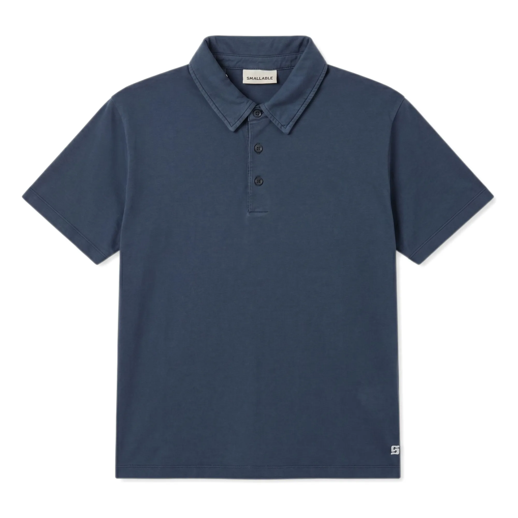 Smallable Man Midnight Blue Polo Fjord Cotton Pima