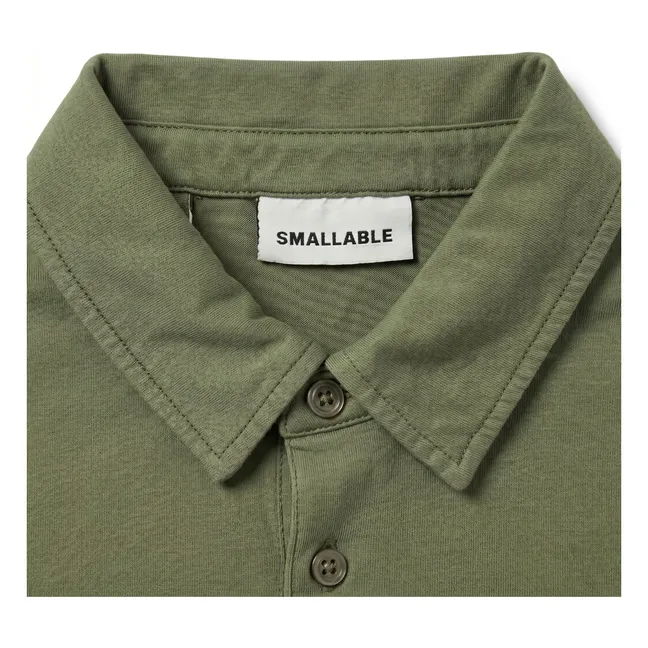 Polo de algodón Pima Fjord | Verde Kaki