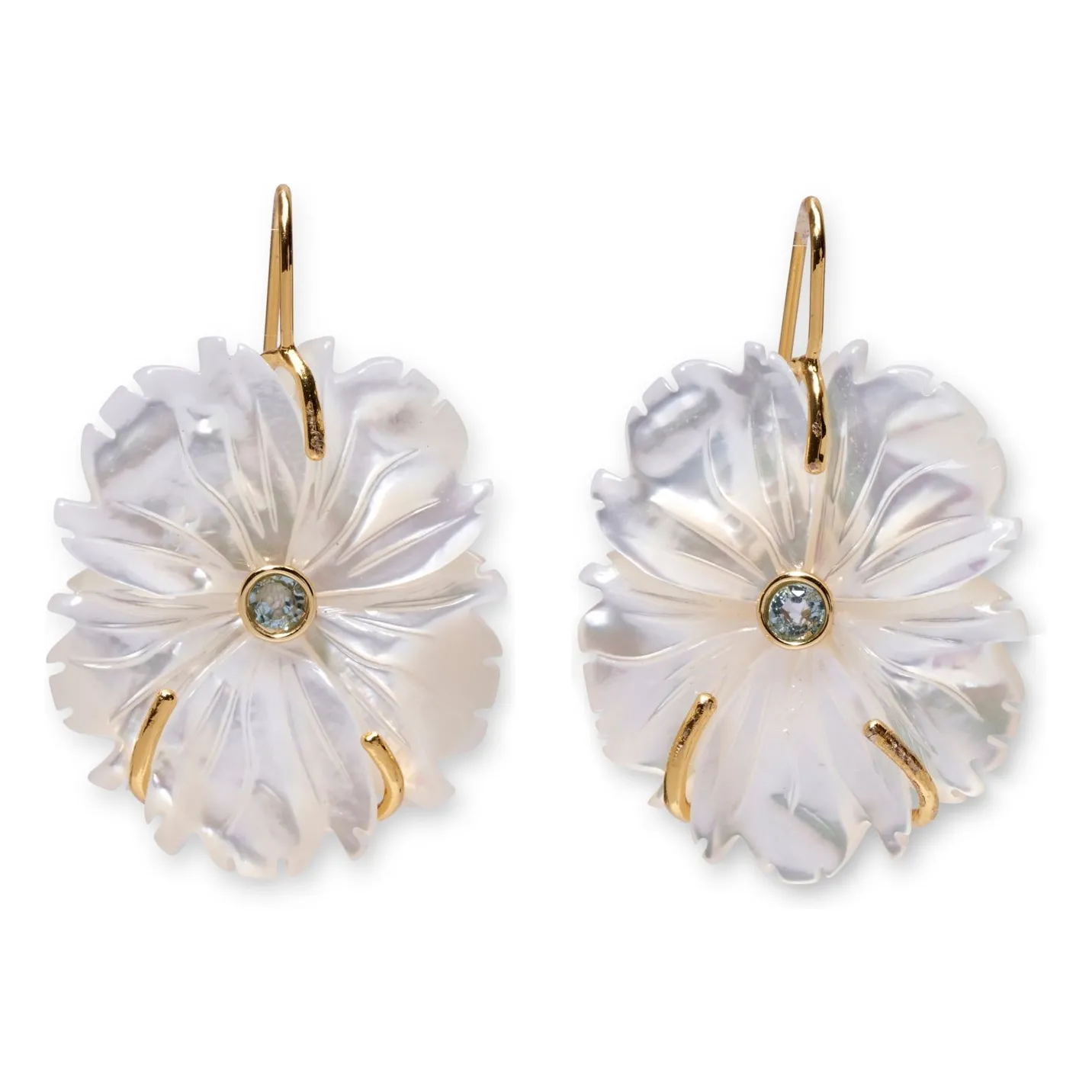 Boucles d'Oreilles New Bloom | Ecru- Image produit n°0