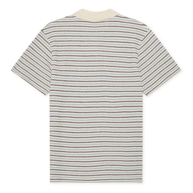Polo de rayas | Blanco Roto