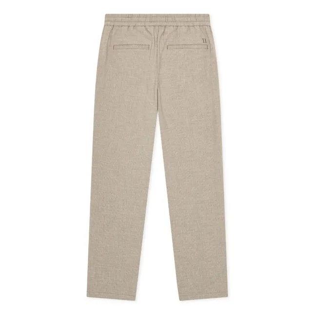 Pantalones Mini Check  | Beige obscuro