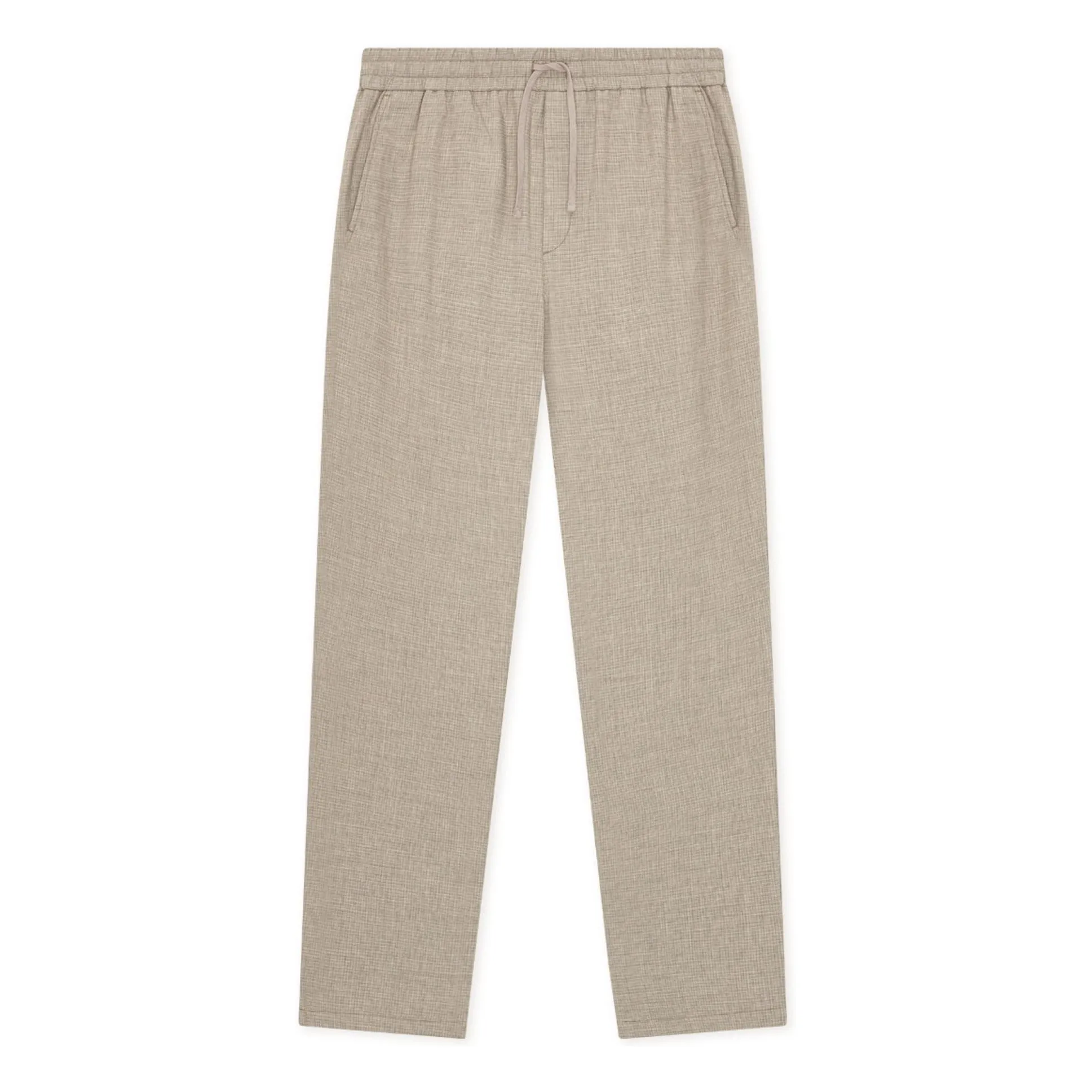 Pantalon Mini Check  | Beige foncé- Image produit n°0