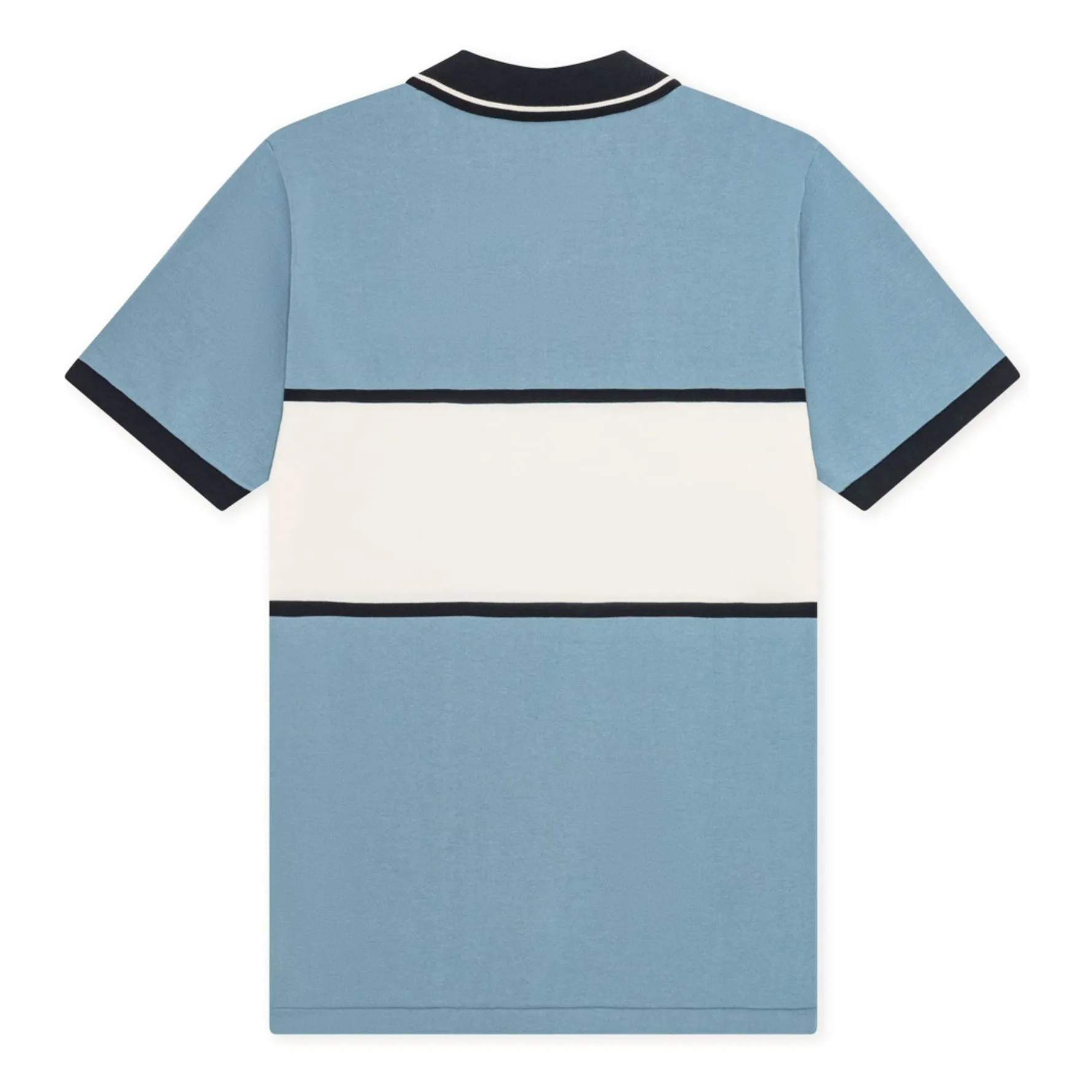 Polo Zippé | Bleu ciel- Image produit n°3