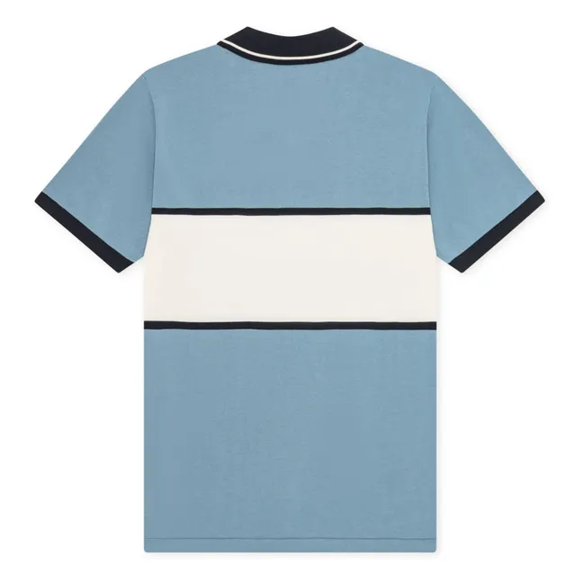 Polo con cremallera | Azul Cielo