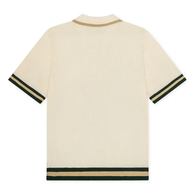 Polo Encaje Maille | Blanco Roto