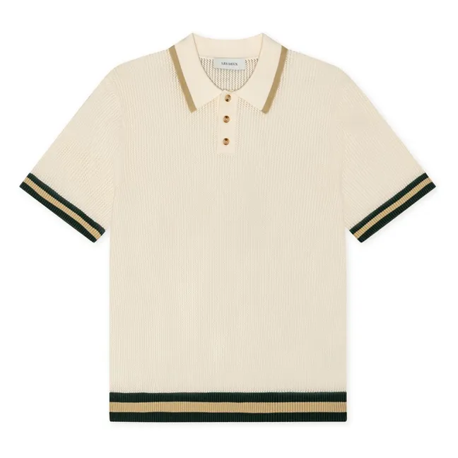 Polo Encaje Maille | Blanco Roto