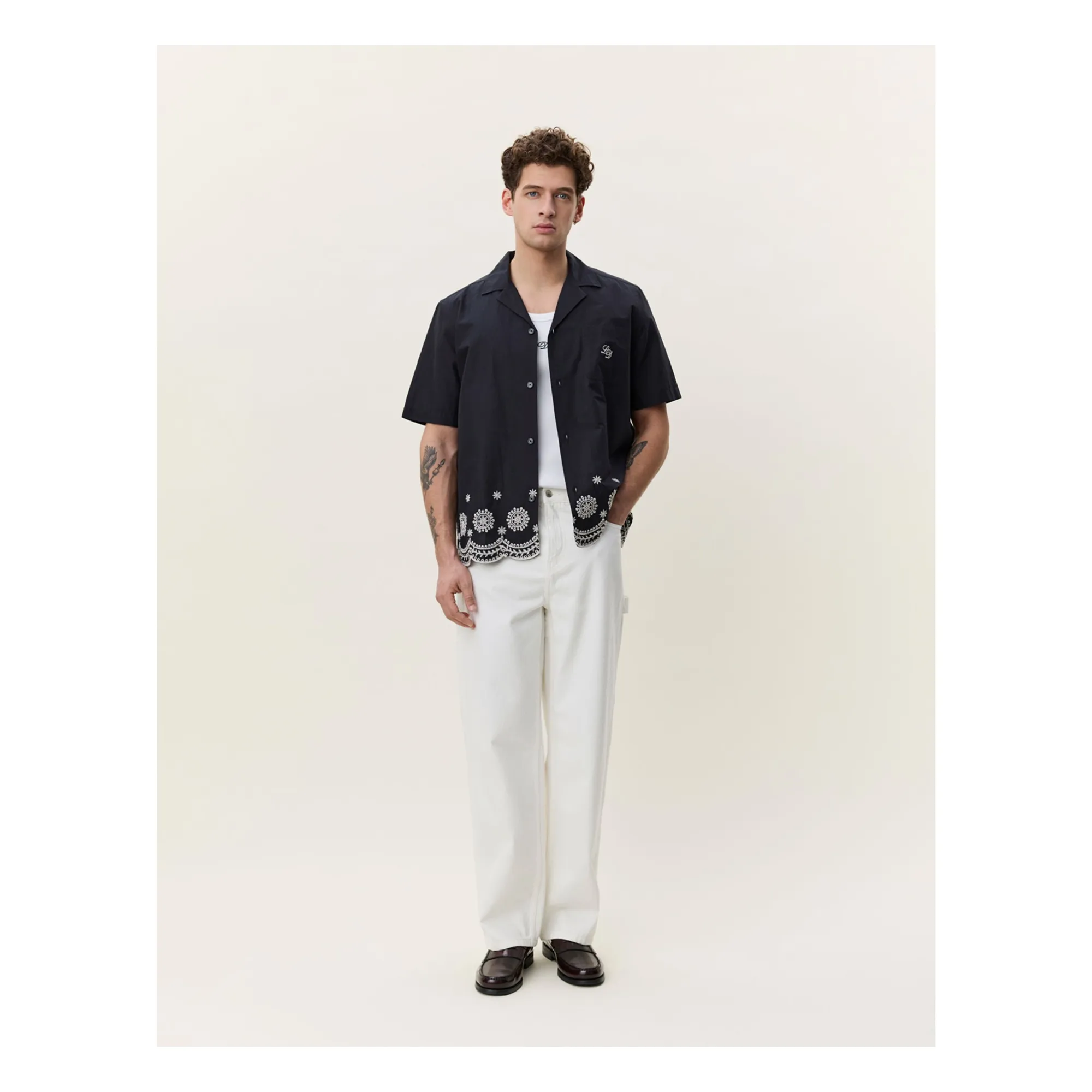 Chemise Border  | Noir- Image produit n°4