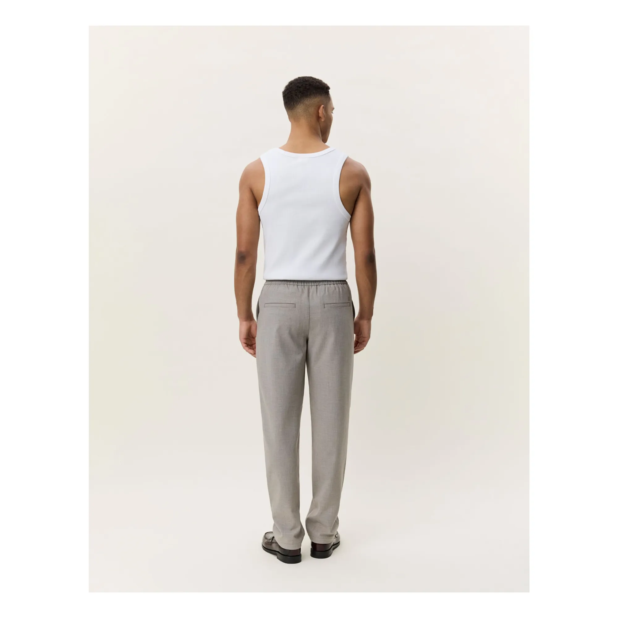 Pantalon Mini Check  | Beige foncé- Image produit n°5