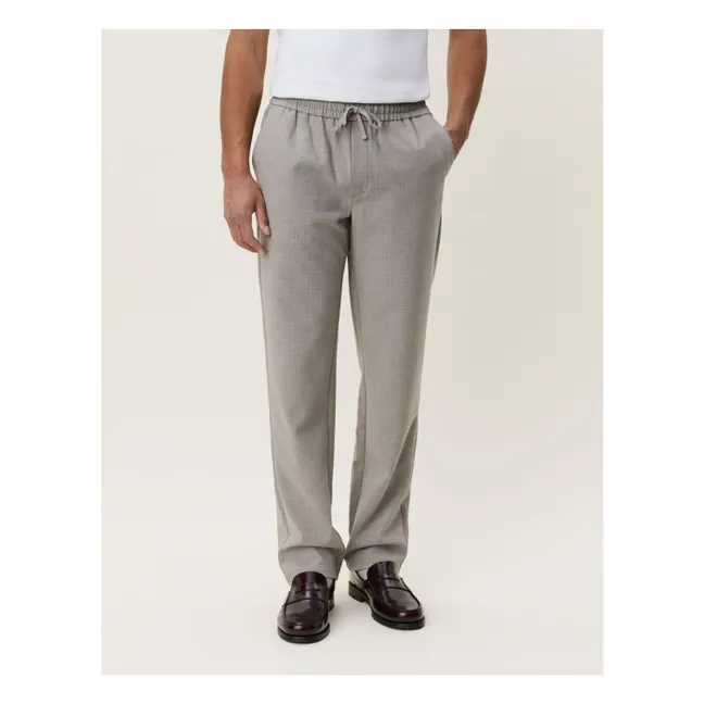 Pantalones Mini Check  | Beige obscuro