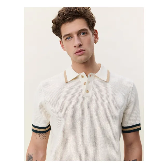 Polo Encaje Maille | Blanco Roto