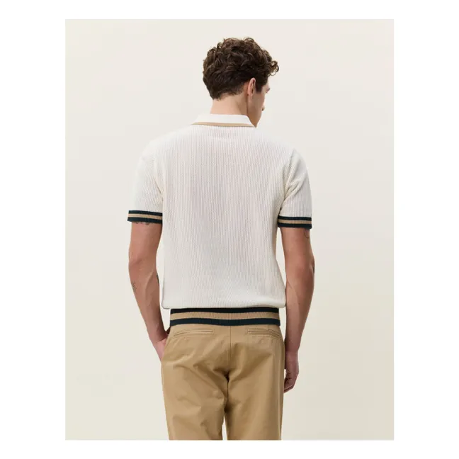 Polo Encaje Maille | Blanco Roto