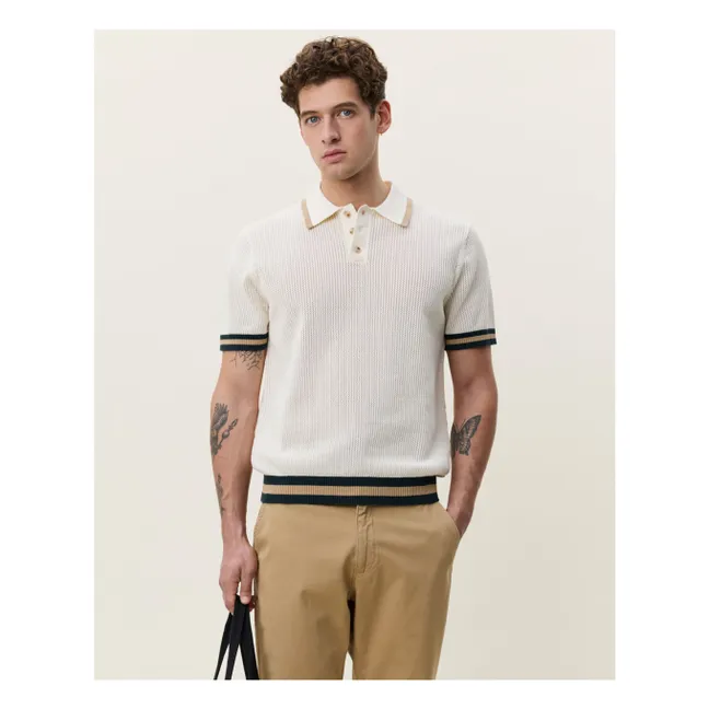 Polo Encaje Maille | Blanco Roto