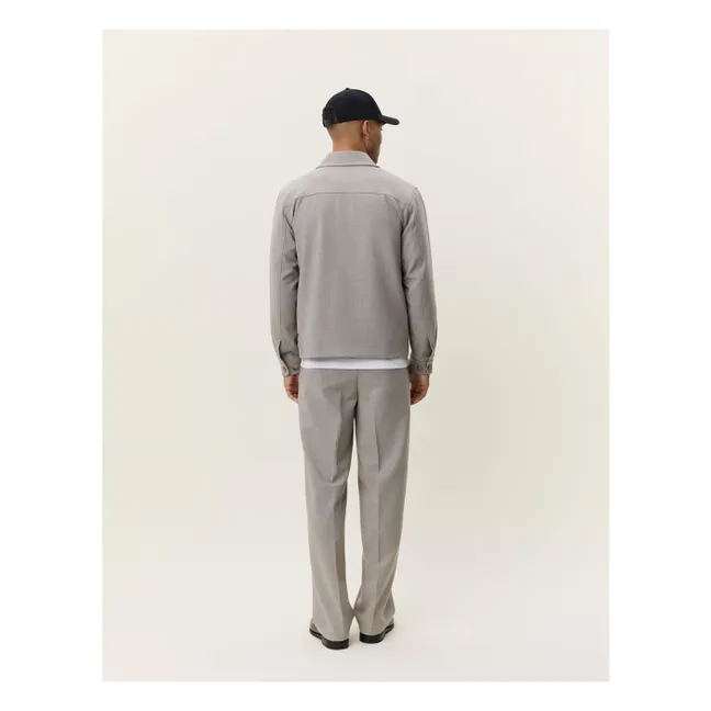 Chaqueta Check Hybrid | Marrón